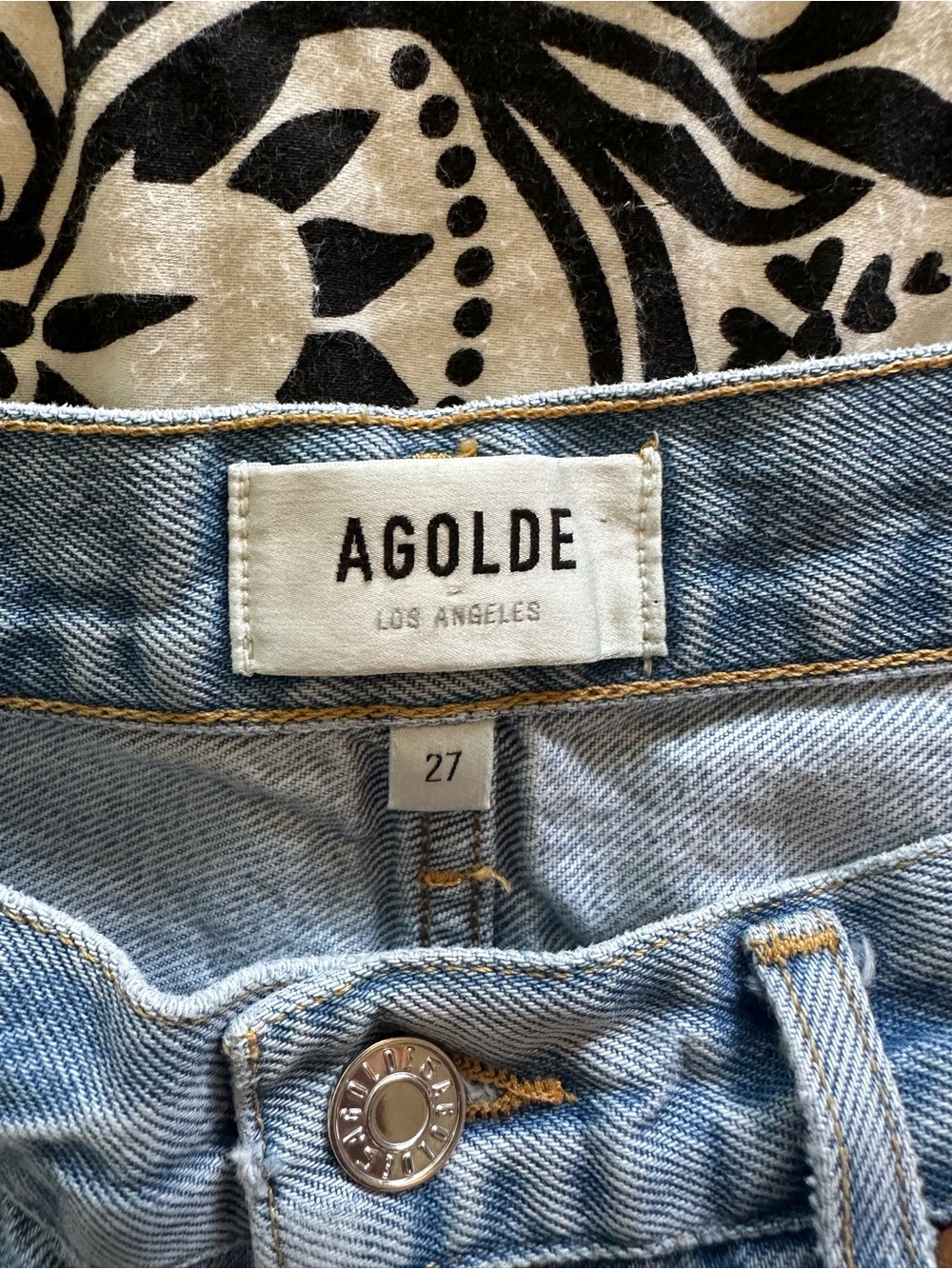 Agolde parker jean shorts - Picture 8 of 12